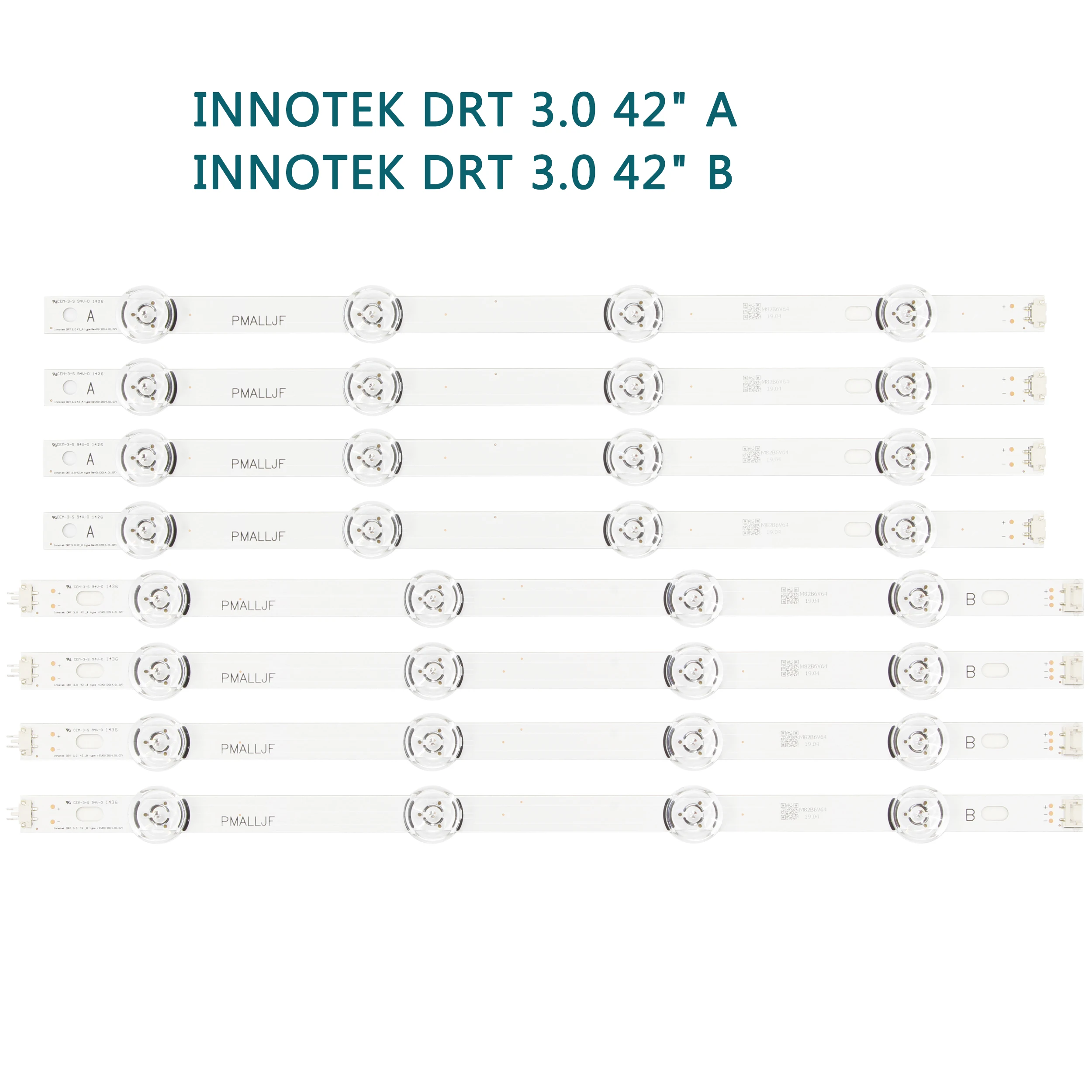 

8pcs x LED Backlight Lamp Lens strip for LG 42LY320C LC420DUE INNOTEK DRT 3.0 42 inch TV 42LB5610 42GB6310 LCD Monitor