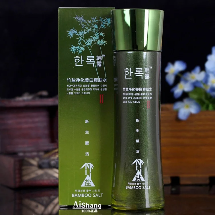 1 piece 120ml Korean Bamboo Salt Purifying Whitening Toner Shrink Pores