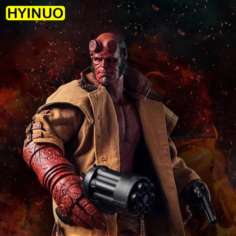 1/6 весы Hellboy Hell Baron с 3 головной убор костюм Фигурка Набор ваять Модель 12 'полный набор Экшн фигурки кукол игрушки