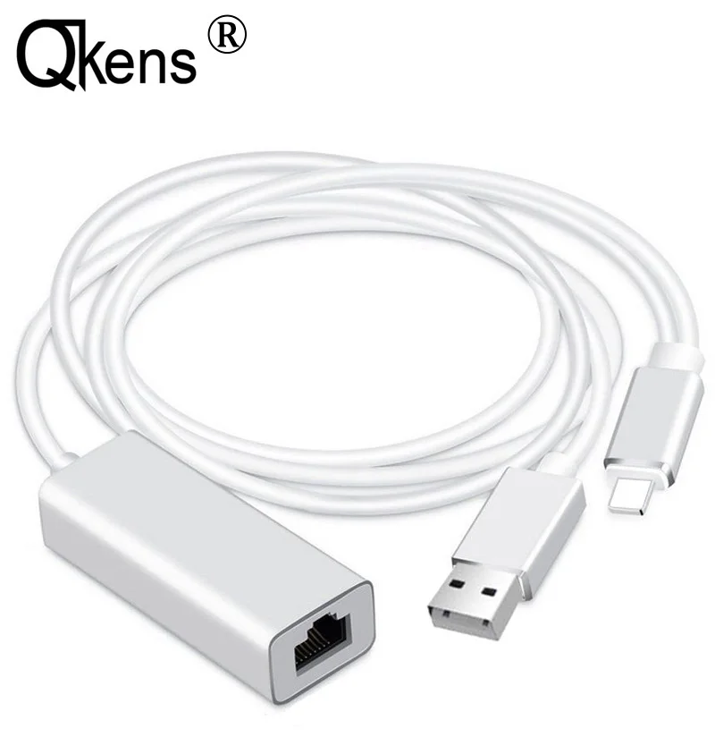 IOS Ethernet сетевой адаптер для iPhone 11 Pro PRX XS MAX XR 6 7 8 Plus и iPAD Телефон RJ45 LAN Карта проводной кабель зарядного устройства