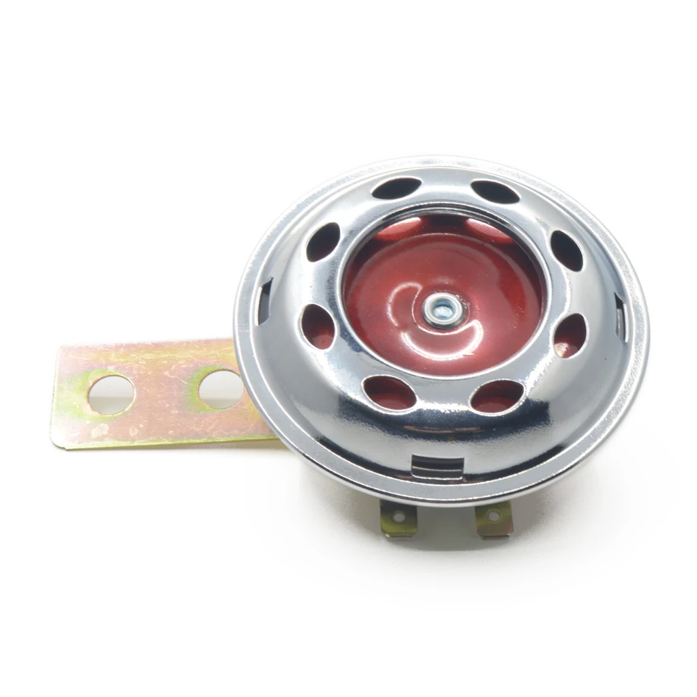 Motorcycle horn 12V 1.5A The diameter of 6cm punch black for HONDA