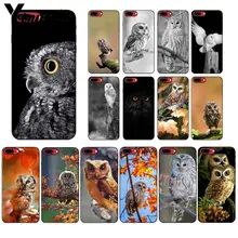Yinuoda мягкий чехол для телефона с изображением совы черного и черного цвета для iPhone 5 5Sx 6 7 7plus 8 8Plus X XS MAX XR