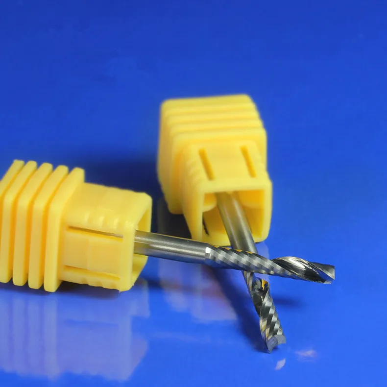 

1PCS YT1722 Single Blade Spiral Milling Cutter CNC Engraving Bit 3.175MM*3.175MM*25MM Apply to Wooden planks/Density board
