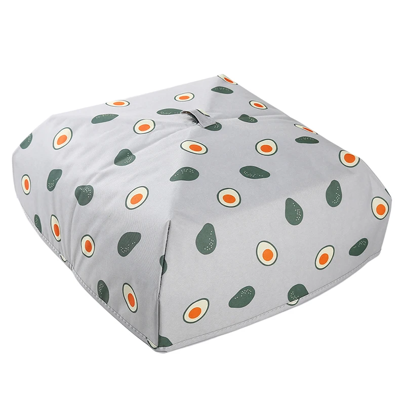 light gray small Складная крышка для хранения продуктов теплая крышка для овощей крышка контейнера крышка из алюминиевой фольги теплоизоляция Кухонные гаджеты - Цвет: light gray small