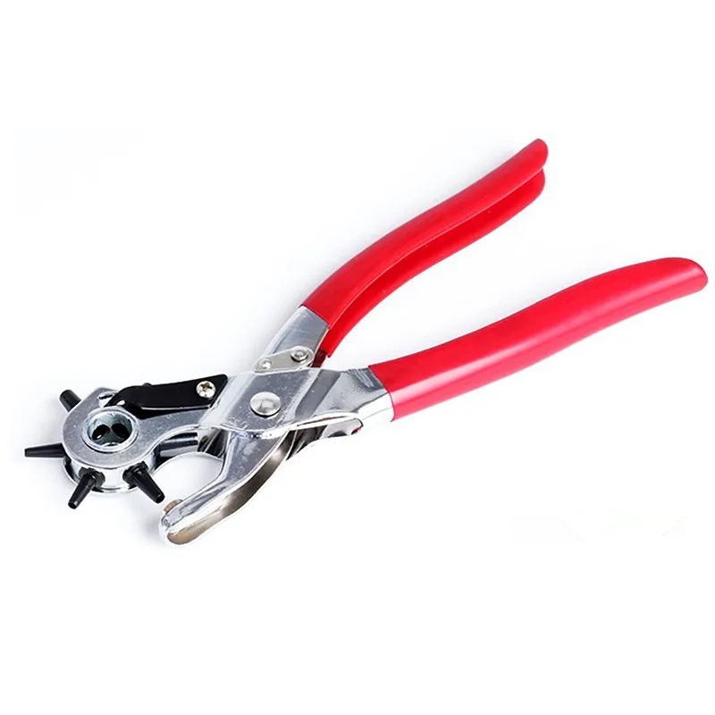 Duty Leather Hole Punch Hand Pliers Belt Holes Punches + Eyeylets Pliers +80pcs Eyeylets Grommet Setting Tool 2pcs/set