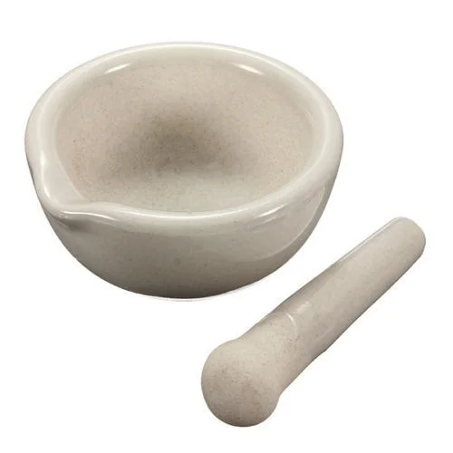 60mm Porcelain Mortar and Pestle Mixing Grinding Bowl Herbs Spices Set Tool DIY