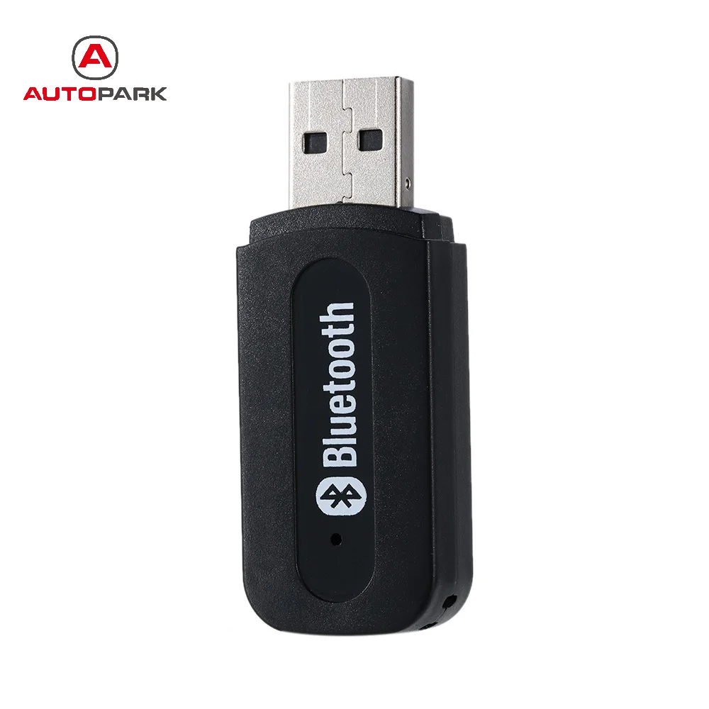 Популярные переносной мини соединение через usb и беспроводное, через Bluetooth аудио приемник Hands-free 3,5 мм AUX Музыка адаптер автомобиля AUX аудио Системы