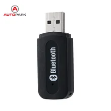 Популярные переносной мини соединение через usb и беспроводное, через Bluetooth аудио приемник Hands-free 3,5 мм AUX Музыка адаптер автомобиля AUX аудио Системы
