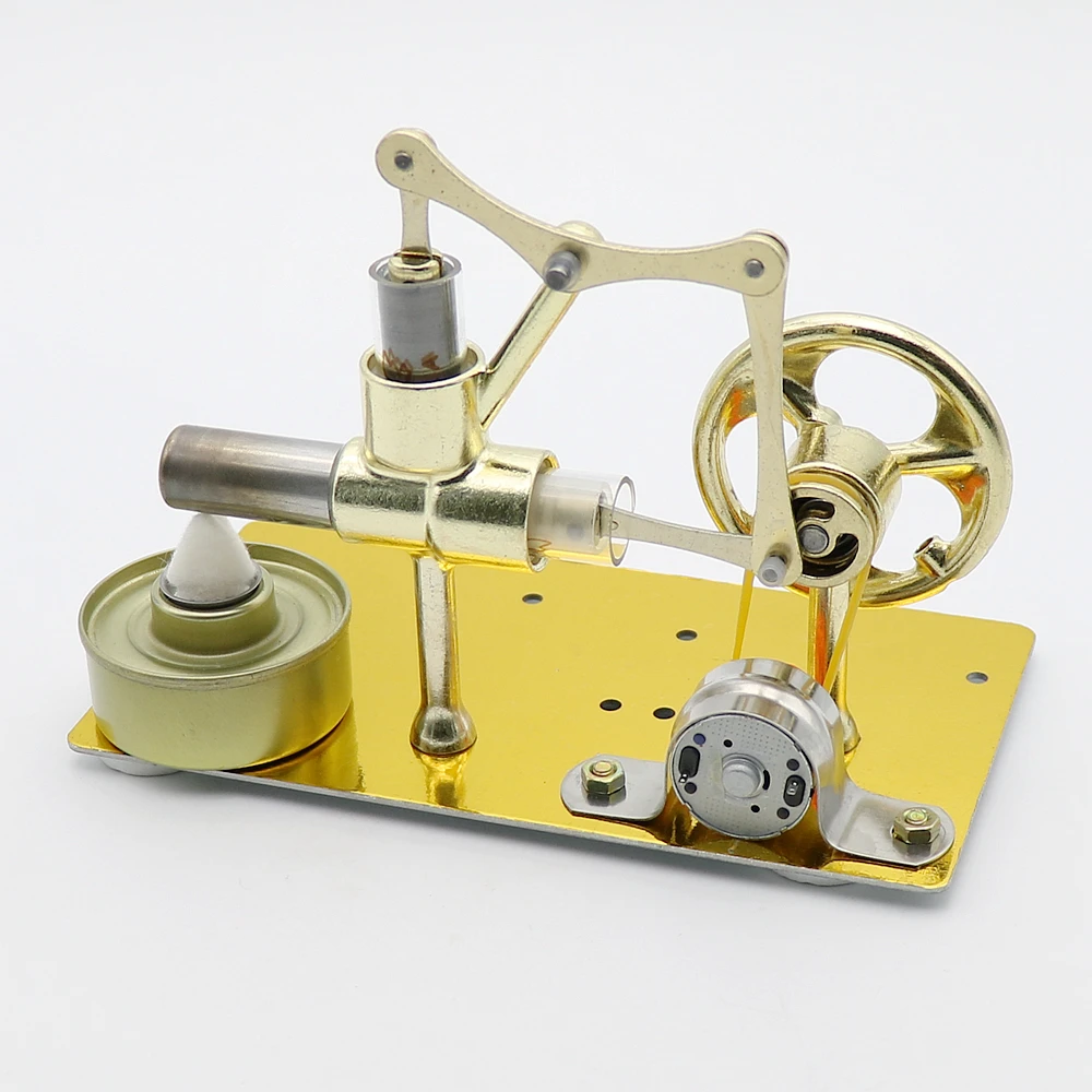 

Mini Hot Air Stirling Engine Model Generator Motor Steam Power Educational Toy