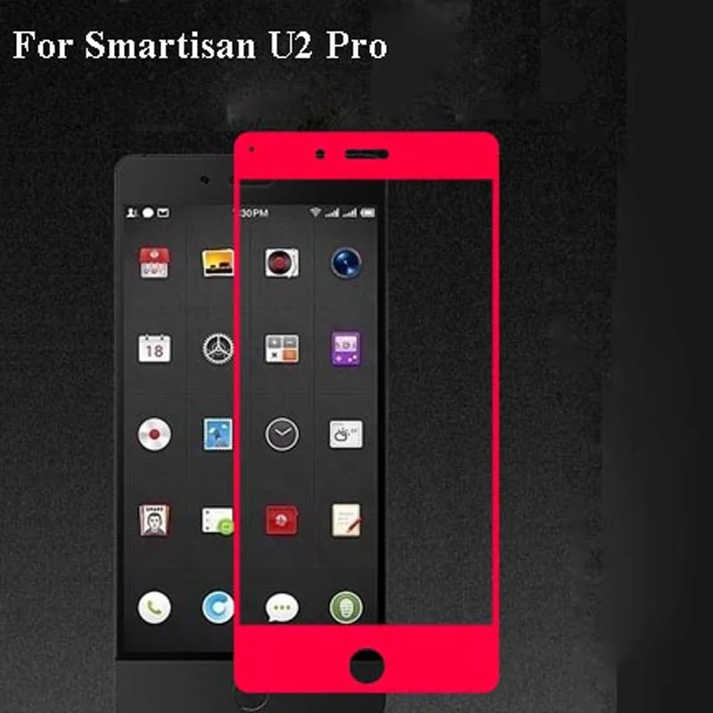 

2PCS Tempered Glass For Smartisan U2 Pro Full Cover 9H Explosion-proof Screen Protector U2Pro U 2 pro Protection Film