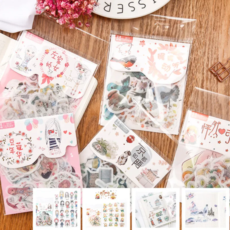 

40 Kawaii Cardiac Series Diary Stickers Journal Stickers Scrapbooking Paper Cute Stationery Scrapbook Stationery School supplies