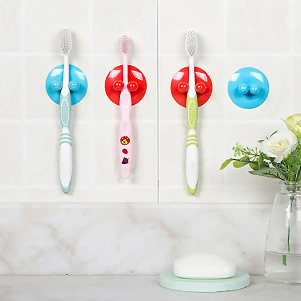 2Pcs Multifunction Vacuum Strong Sucker Kitchen Bathroom Wall Hook Hanger Holder no Drill Needed Suction Cup Multifunction|Hooks & Rails| - AliExpress