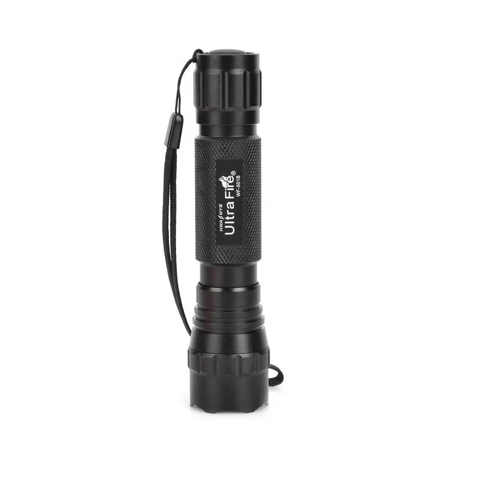 Ultrafire 501B светодиодный УФ фонарик фиолетовый 395nm люминесцентная лампа Алюминиевый
