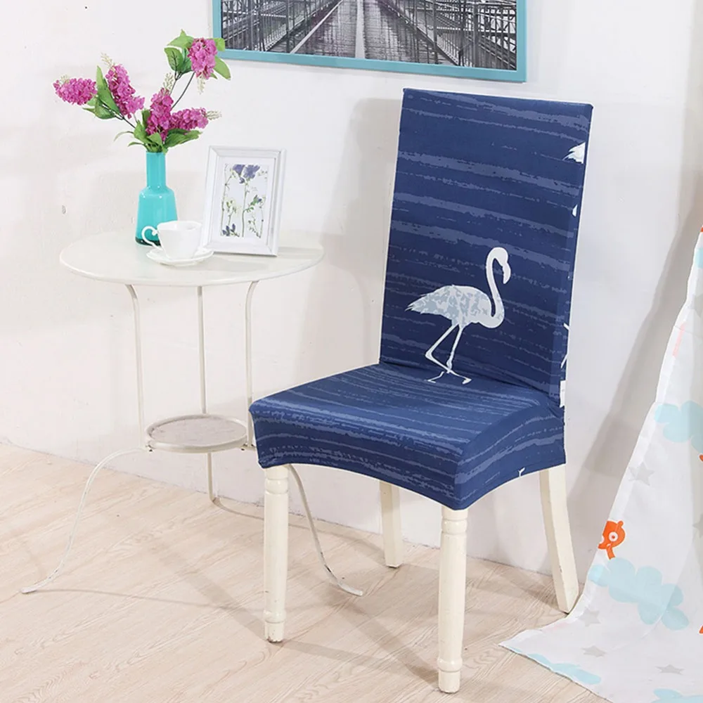 

Meijuner Chair Cover Printing Spandex Chair Case Decoration Dining Room Cover Chair Hotel Party Banquet Chair seat Slipcover