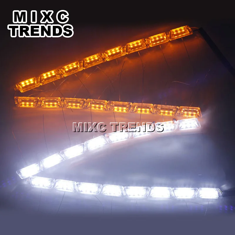 MIXC тенденции 2 предмета Белый Желтый СВЕТОДИОДНЫЙ дневной Дневной светильник бег