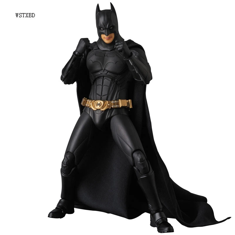 

WSTXBD Original Med Toy MAFEX Batman Begins Justice League PVC Action Figure Brinquedos Dolls Toys Figurals