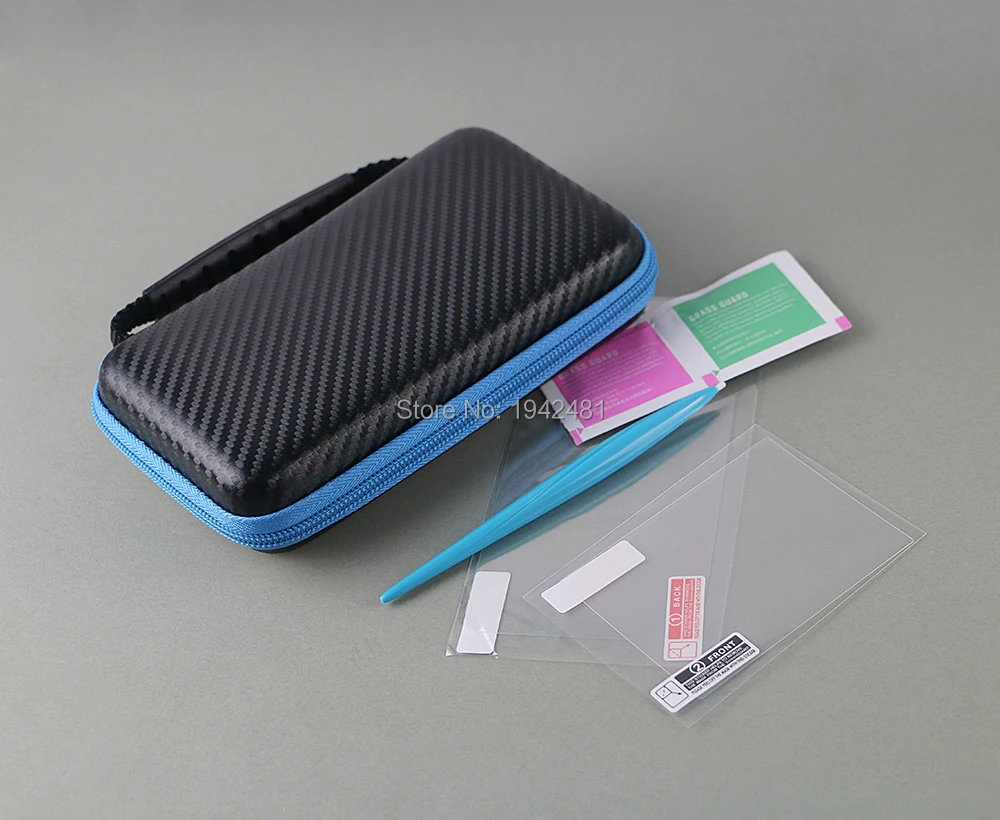 OCGAME 5X для нового 2DS XL LL набор аксессуаров 3 в 1 с белым чехлом переноски EVA + Защитная