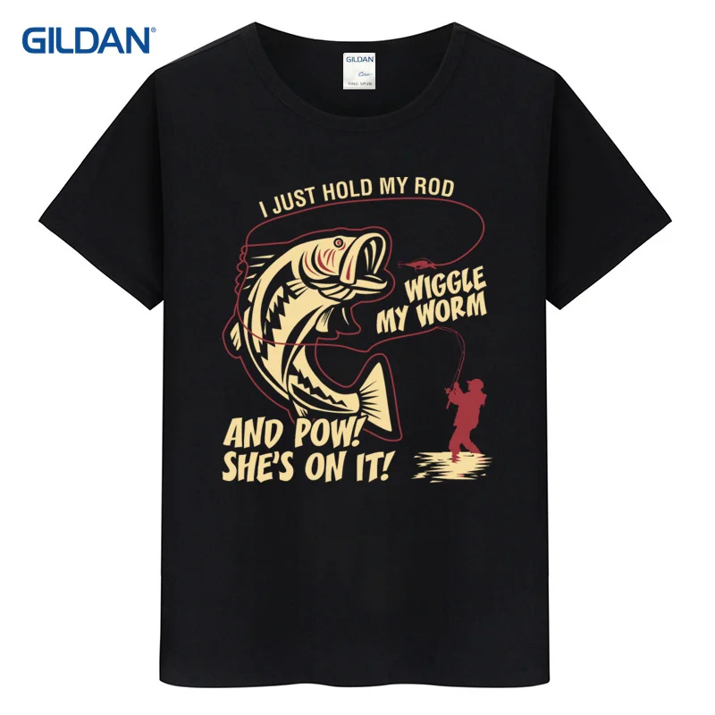 Cool Tee Shirt Men 2017 Fishinger Funny Quote Short T Shirt For Mens