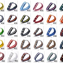 18 20 22 24 мм ремень Nato ремешок для часов нейлоновые ремешки для часов наручные часы полосы для часов Нержавеющая Пряжка 20-39