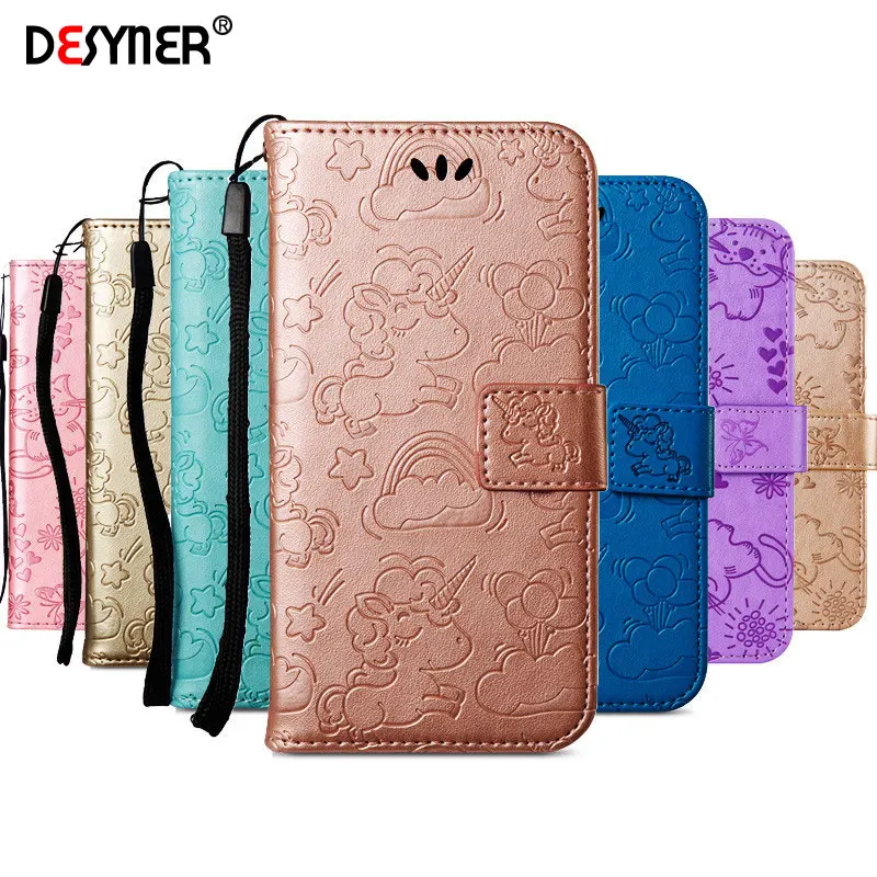 

PU Leather Flip Case For Huawei P20 Mate 10 Lite Pro P9 Lite Mini Nova 2 2s Plus P Smart Honor 9 6A 7X V9 Play Phone wallet case