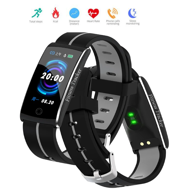 

F10C Fashion Smart Watch Wristband Heart Rate Monitor Sports women Smart Bracelet Waterproof Bluetooth Wristwatch Band