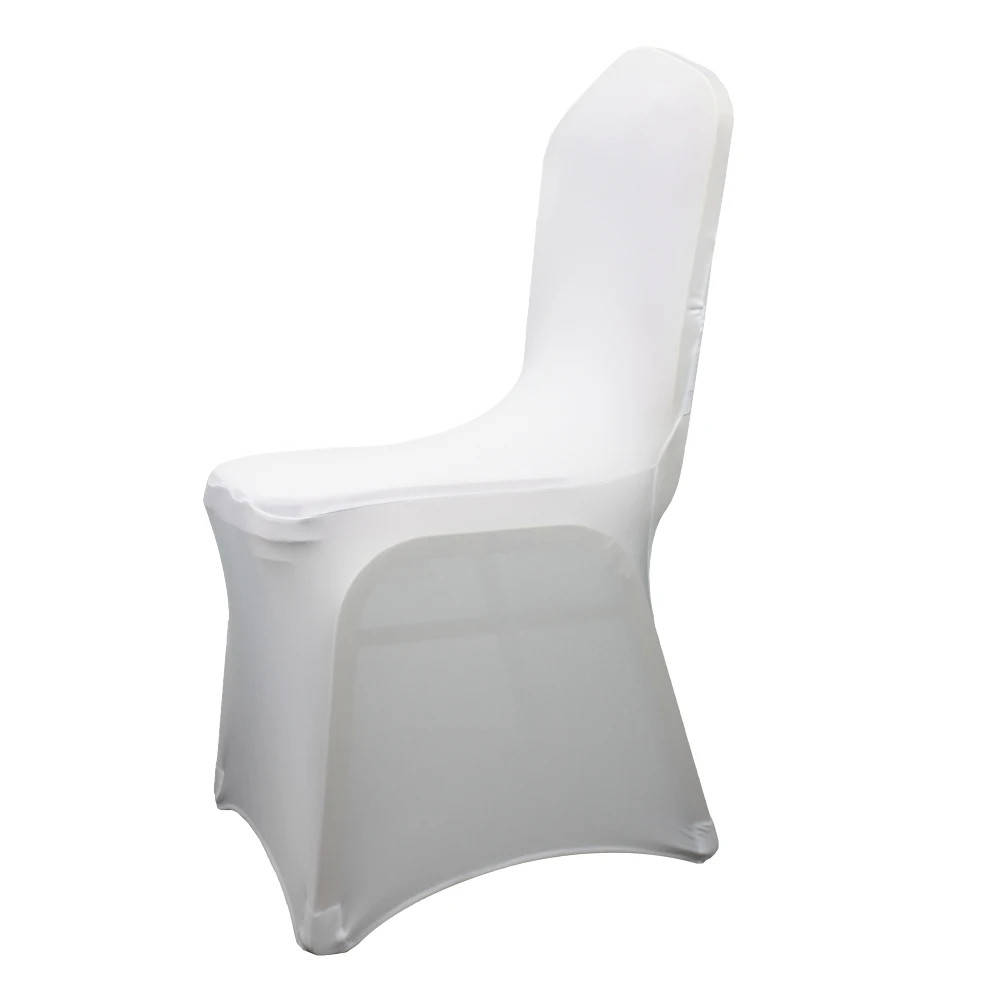 50pcs Washable Universal White Elastic Strong Stretch Spandex Slipcovers Chair Cover For Wedding Party Banquet Decoration Chair Cover Aliexpress