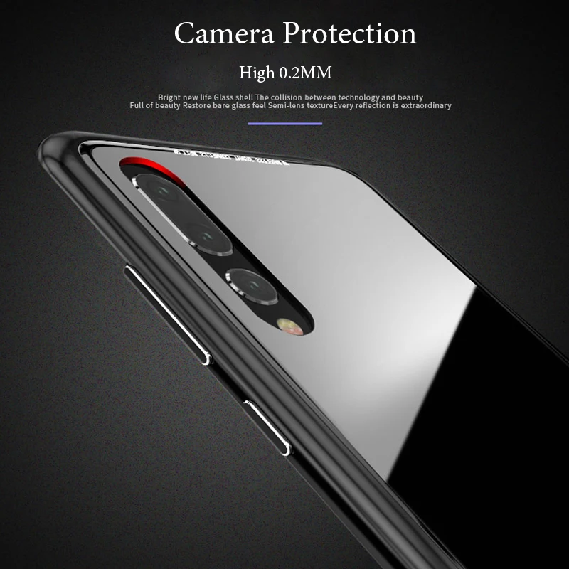 Полный флип-чехол для huawei P20 Lite Pro P30 Pro Y9, стеклянный Магнитный адсорбционный чехол для телефона huawei P30 Pro, задняя крышка