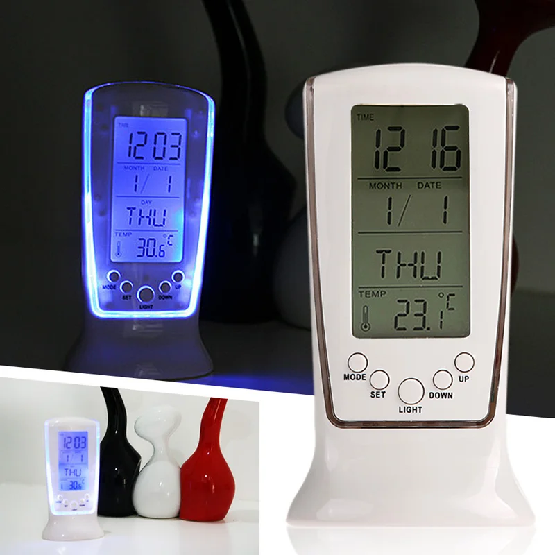 Modern Digital Alarm Clock Unique phone Calendar ...