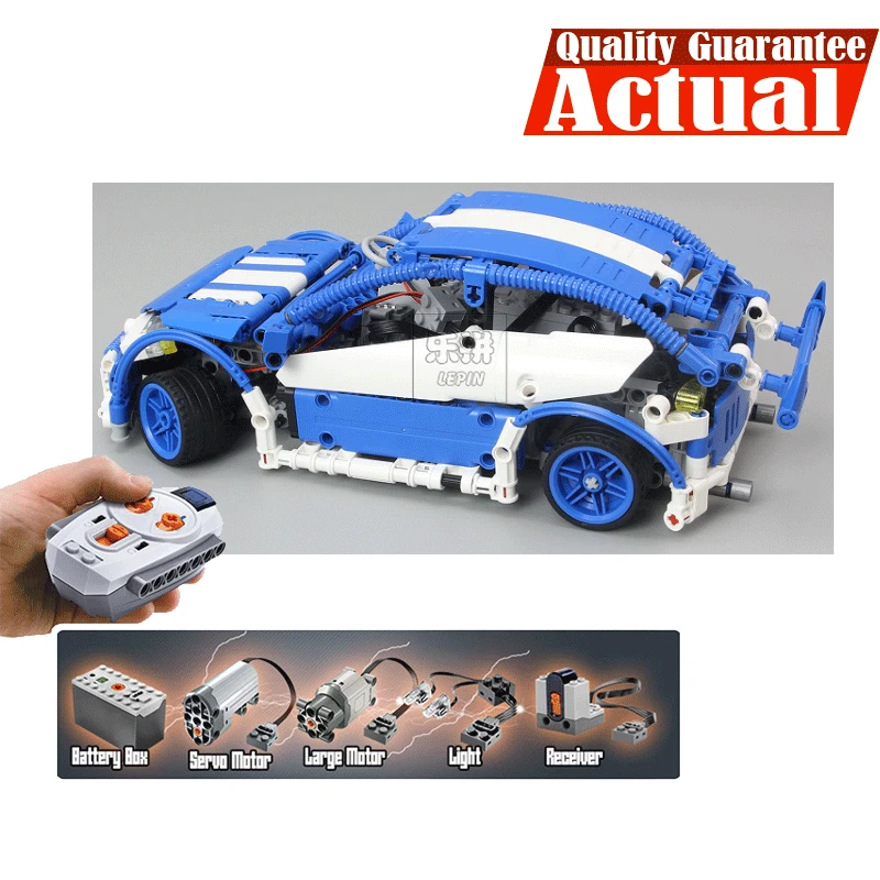 

LEPIN 20053B Hatchback Type R Technic Model Building Blocks Bricks Toys Enlighten For Boys oyuncak 640PCS Compatible legoINGly