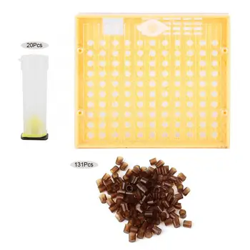 

121pcs/131pcs Beekeeping Rearing Cup Kit Protective Cover Queen Bee Cages Beekeeper Equipment Beekeeping Tools