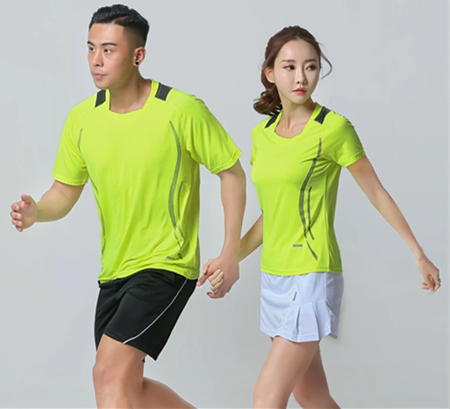 ZMSM Новые мужские и женские теннисные майки с v-образным вырезом для взрослых, комплект для бадминтона, быстросохнущая футболка для настольного тенниса, шорты и юбки, спортивная одежда NM5073