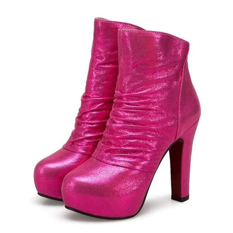 Promotional products winter New style Short tube fashion boots Super heel sexy Nightclub Women Boots plus size 34-43