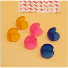 

10PCS Free Shipping! Anti Collision Table Angle The New Hot Candy Colors Transparent Safety Anti Collision Table Angle TRQ0669