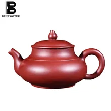 200cc фиолетовая глина yixing чайник ручной работы здоровье НЕОБРАБОТАННАЯ руда Dahongpao грязь для дома посуда для напитков офисная чайная церемония черные чайники