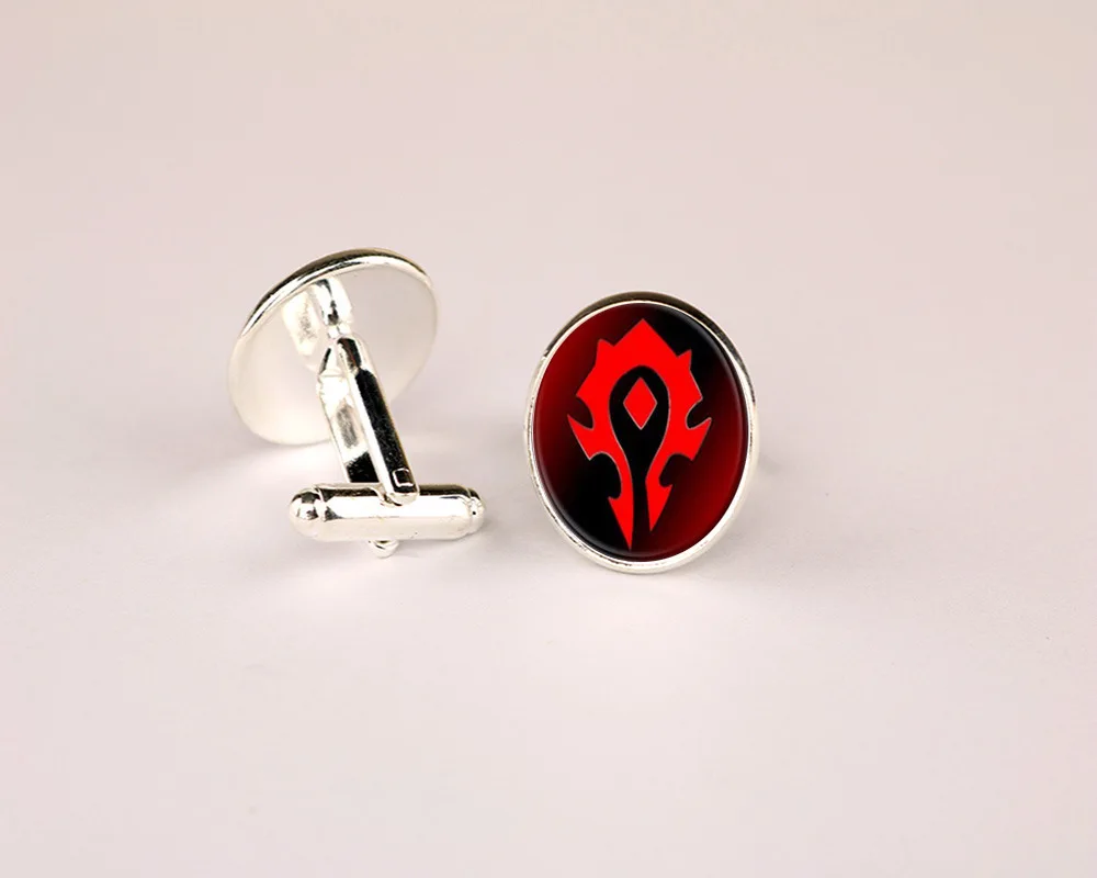 Cosplay&ware Songda World Warcraft Wow Alliance Horde Banner Flag Cufflinks Glass Time Gem Alloy Cosplay Cuff Buttons -Zentai shop online HTB1SPYBADJYBeNjy1zeq6yhzVXa6.jpg