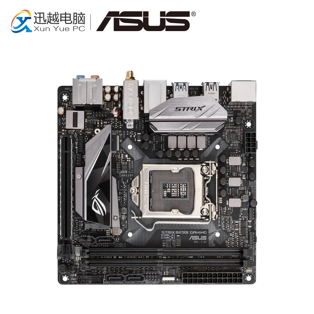 

Asus ROG STRIX B250I GAMING Desktop Motherboard B250 Socket LGA 1151 For Core i7 i5 i3 DDR4 32G Mini-ITX Original Used Mainboard