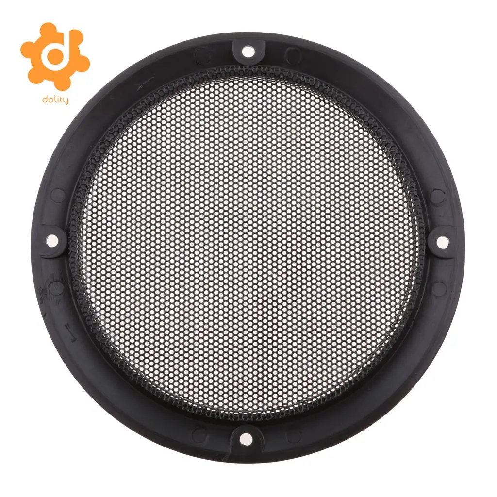 6.5 Inch Replacement Round Speaker Protective Mesh Cover Case with 4 pcs Screws