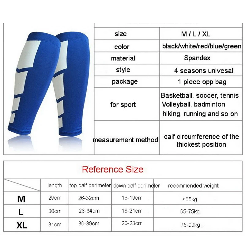 1 Pair Shin Guards Soccer Football Protective Leg Calf Compression Sleeves Cycling Running Sports Safety scheenbeschermers