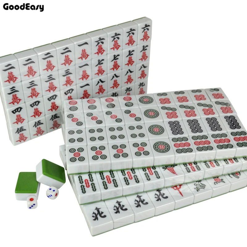 CIYODO 1 Conjunto Mahjong Portátil Mini Mahjong Jogo Interativo Familiar  Mahjong Tamanho Portátil Jogo De Tabuleiro Tradicional Chinês Jogo Mahjong  Melamina Viagem Vintage Mesa De Mahjong