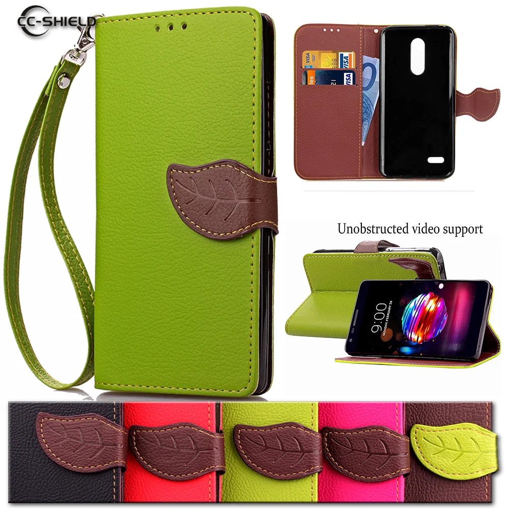 

Leaf Wallet Case for LG K11 2018 LM-X410EO LMX410EO X410EO Flip Case Phone Leather Cover for LG K 11 2018 X410EOW Silicone Cases