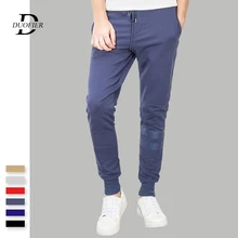 Новые мужские штаны для бега в стиле «хип-хоп» осенний Одноцветный, в полосочку, свободный покрой, впитывает пот и Штаны дышащая Для мужчин спортивная одежда штаны-шаровары Штаны