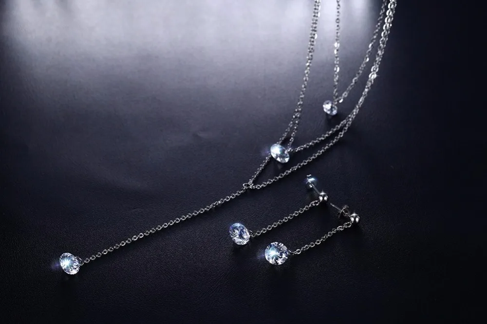 women jewelry sets silver 13