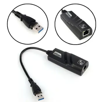 

MOSUNX USB 3.0 10/100/1000Mbps Gigabit Ethernet RJ45 External Network Card LAN Adapter Futural Digital F35
