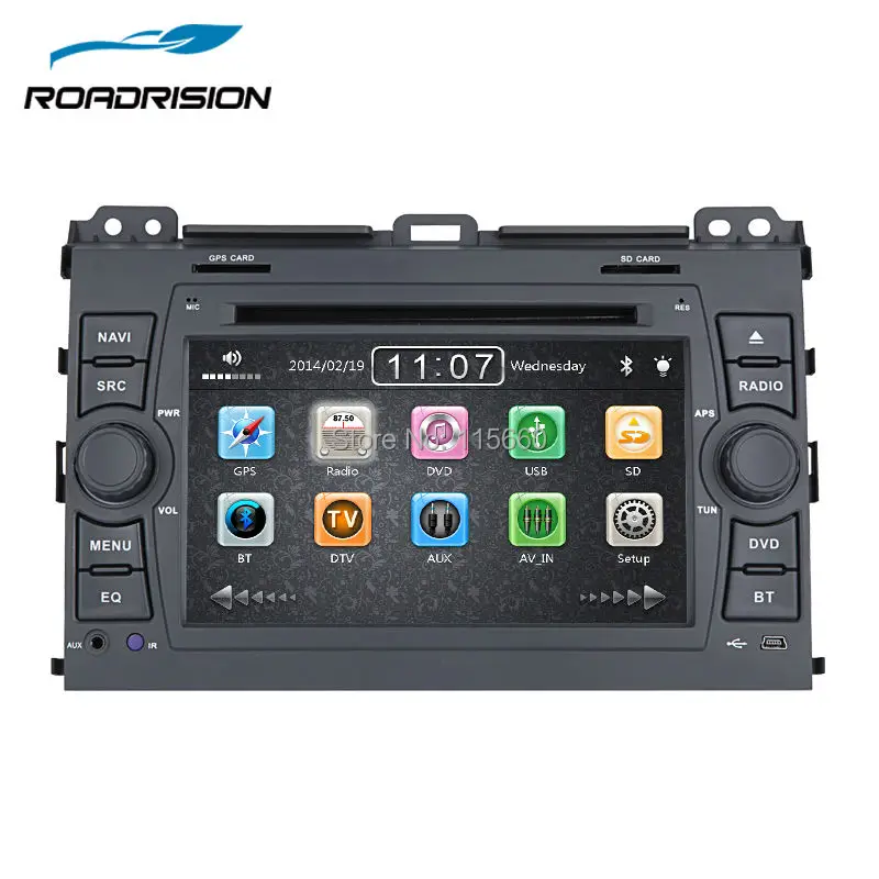 RoadRision автомобильный DVD GPS навигация Авторадио Стерео головное устройство для TOYOTA