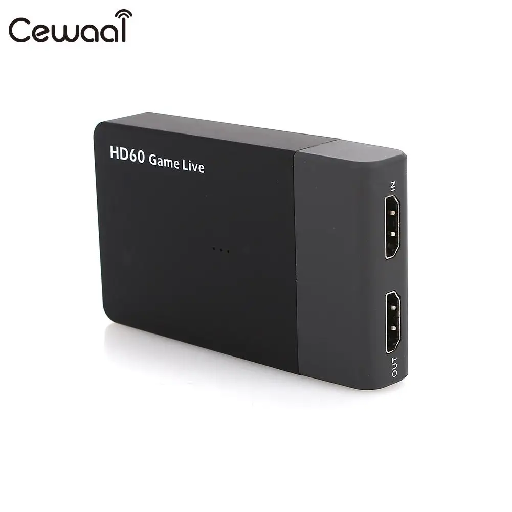 

60fbs Recorder Capture Video Capture Video Recorder Live Streaming Talking for Xbox 360 One/PS3/PS4 Premium Universal