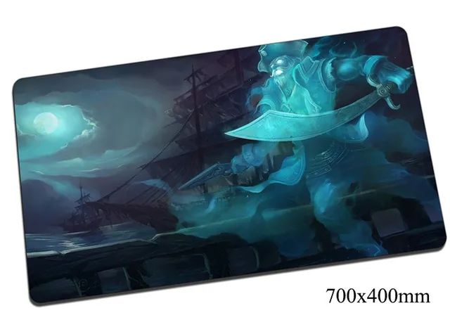 Gangplank Mouse Pad 700x400x2mm Gaming Mousepad Gear Lol R Mouse Pad 700x400x2mm Gaming Mousepad