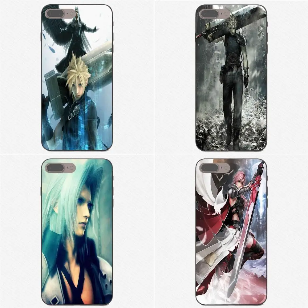 

For Xiaomi Redmi Note 2 3 4 4A 4X 5 5A 6 6A Plus Pro S2 Y2 TPU Phone Cases Covers Comic Final Fantasy