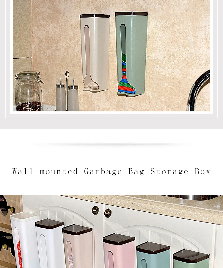 1 шт. настенный мешок для мусора кухня спальня ванная комната мешок для мусора Организация коробка пластиковый шкаф сумка для хранения на кухне инструмент