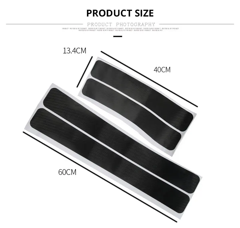 Car Door Scuff Sill Protection Car Door Plate Sticker Carbon Fiber Decoration Step Anti Scratch Protector Cover Car Accessories (6)