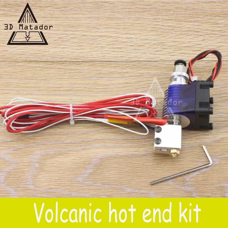 3D Printer accessories parts 12V/24V Volcano kit J-head Hotend for 1.75mm/3.0mm Filament Extruder 0.4mm Nozzle , Makerbot Reprap